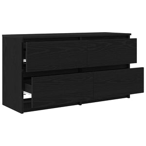 ντουλάπι τηλεόρασης Μαύρο 100x35x54 cm Κατασκευασμένο ξύλο - Pakobazaar