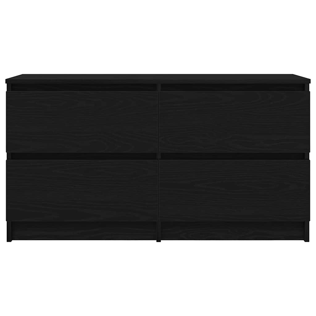 ντουλάπι τηλεόρασης Μαύρο 100x35x54 cm Κατασκευασμένο ξύλο - Pakobazaar