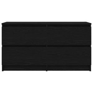 ντουλάπι τηλεόρασης Μαύρο 100x35x54 cm Κατασκευασμένο ξύλο - Pakobazaar