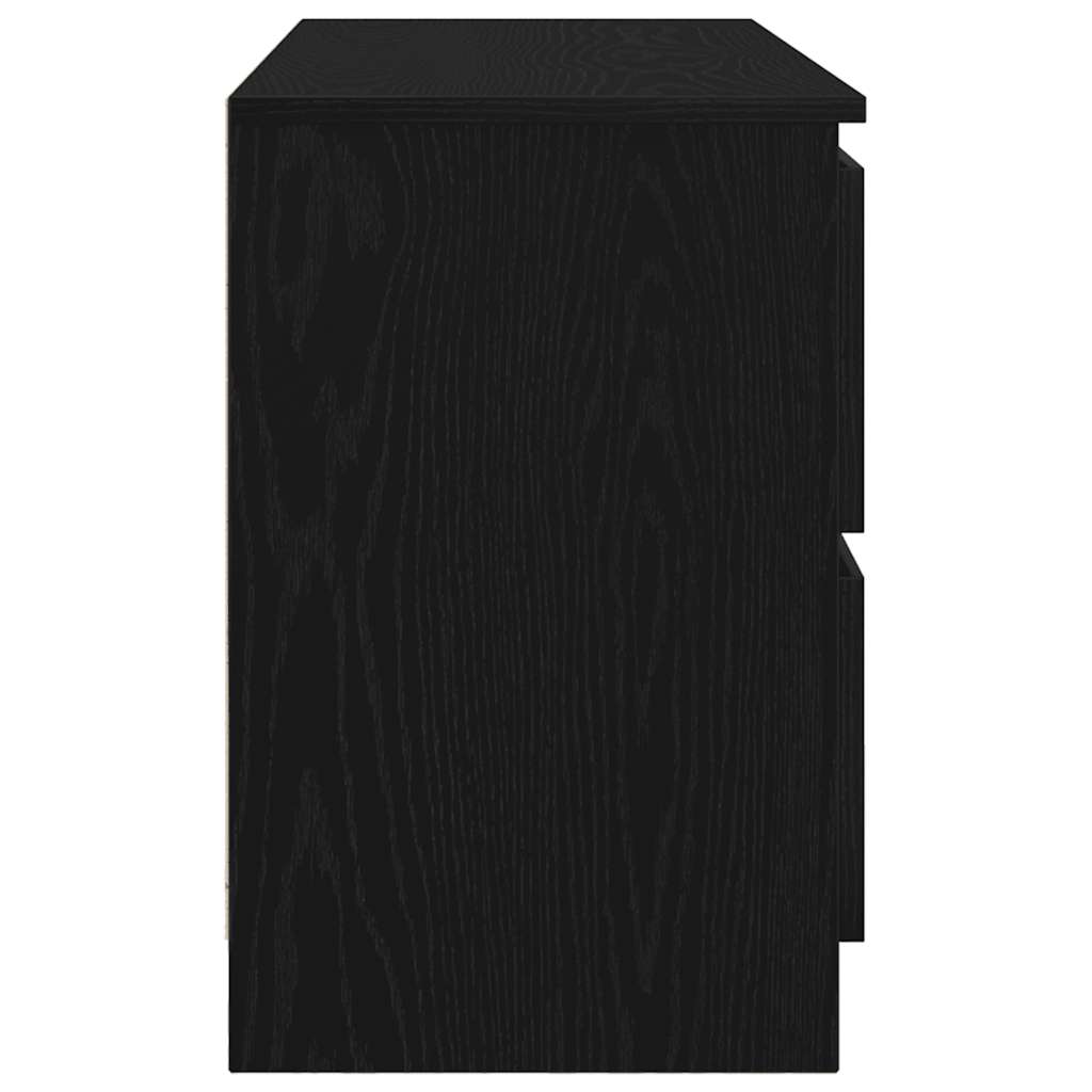 ντουλάπι τηλεόρασης Μαύρο 100x35x54 cm Κατασκευασμένο ξύλο - Pakobazaar