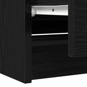 ντουλάπι τηλεόρασης Μαύρο 100x35x54 cm Κατασκευασμένο ξύλο - Pakobazaar