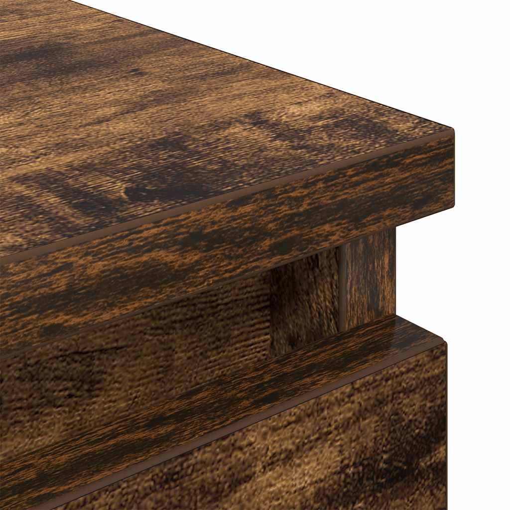 Έπιπλο Τηλεόρασης Καπνιστή Δρυς 100x35x54 εκ. Επεξ. Ξύλο