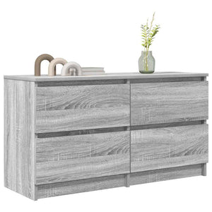 Έπιπλο Τηλεόρασης Γκρι Sonoma 100x35x54 εκ. από Επεξεργ. Ξύλο - Pakobazaar