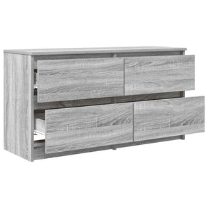 Έπιπλο Τηλεόρασης Γκρι Sonoma 100x35x54 εκ. από Επεξεργ. Ξύλο - Pakobazaar