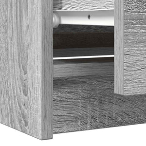 Έπιπλο Τηλεόρασης Γκρι Sonoma 100x35x54 εκ. από Επεξεργ. Ξύλο - Pakobazaar