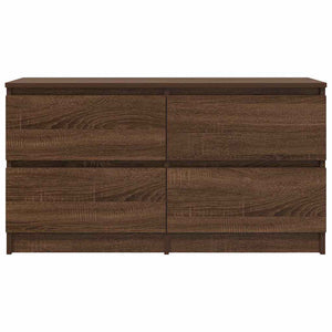 Έπιπλο Τηλεόρασης Καφέ Δρυς 100x35x54 εκ. Επεξ. Ξύλο