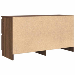 Έπιπλο Τηλεόρασης Καφέ Δρυς 100x35x54 εκ. Επεξ. Ξύλο