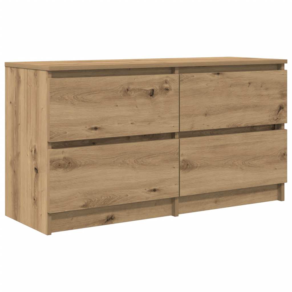 Έπιπλο Τηλεόρασης Artisian Δρυς 100x35x54 εκ Επεξεργασμένο Ξύλο