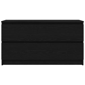 Έπιπλο Τηλεόρασης Μαύρο 100x35x54 εκ. Επεξ. Επεξεργασμένο Ξύλο