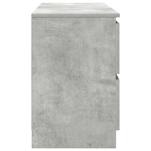 Έπιπλο Τηλεόρασης Γκρι Σκυροδέματος 100x35x54 εκ. Επεξ. Ξύλο