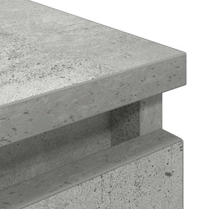 Έπιπλο Τηλεόρασης Γκρι Σκυροδέματος 100x35x54 εκ. Επεξ. Ξύλο