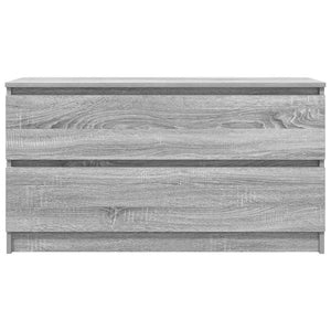 Έπιπλο Τηλεόρασης Γκρι Sonoma 100x35x54 εκ. από Επεξεργ. Ξύλο - Pakobazaar
