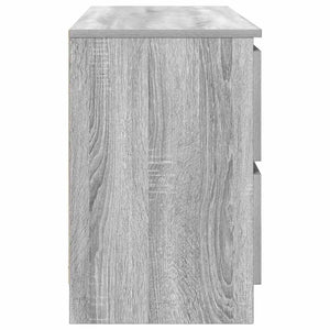 Έπιπλο Τηλεόρασης Γκρι Sonoma 100x35x54 εκ. από Επεξεργ. Ξύλο - Pakobazaar