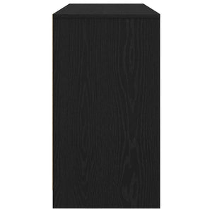 Γραφείο Μαύρο Δρυς 120x42x76 εκ. από Επεξεργασμένο Ξύλο - Pakobazaar