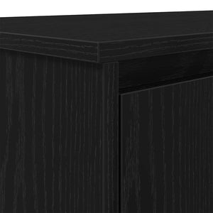 Γραφείο Μαύρο Δρυς 120x42x76 εκ. από Επεξεργασμένο Ξύλο - Pakobazaar