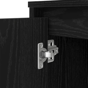 Γραφείο Μαύρο Δρυς 120x42x76 εκ. από Επεξεργασμένο Ξύλο - Pakobazaar
