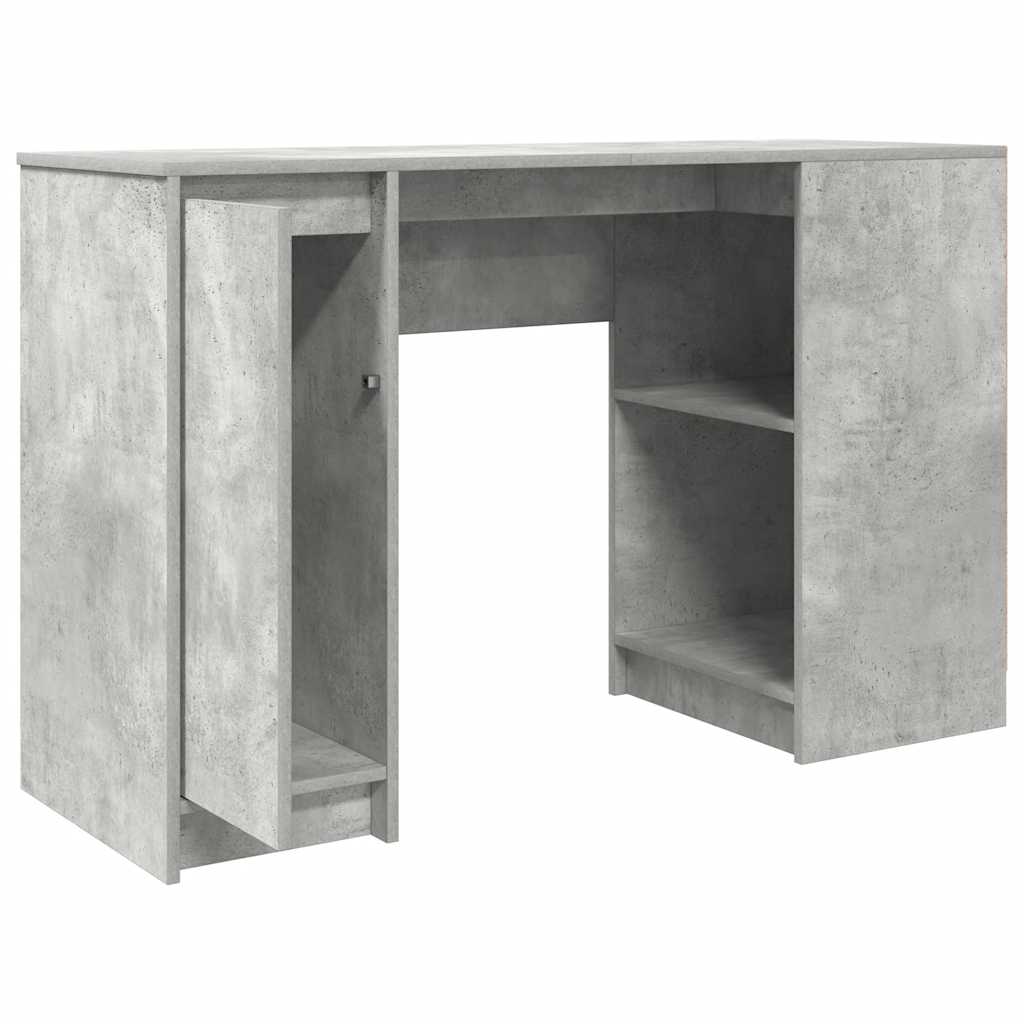 Γραφείο Γκρι του Σκυροδέματος 120x42x76 εκ. Επεξεργασμένο Ξύλο