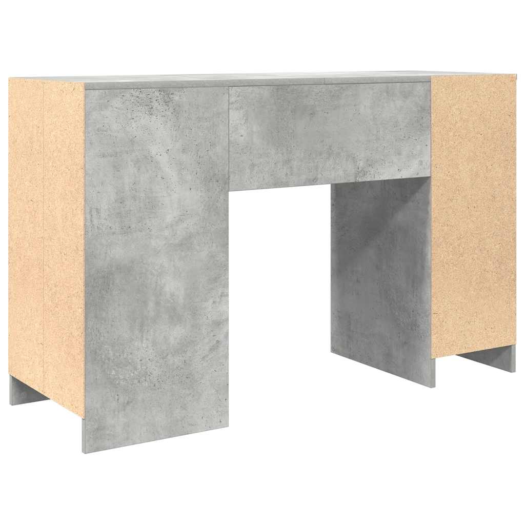Γραφείο Γκρι του Σκυροδέματος 120x42x76 εκ. Επεξεργασμένο Ξύλο