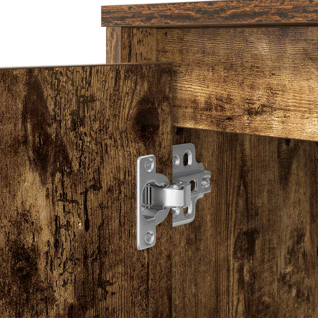 Γραφείο Καπνιστή Δρυς 120x42x76 εκ. από Επεξεργασμένο Ξύλο