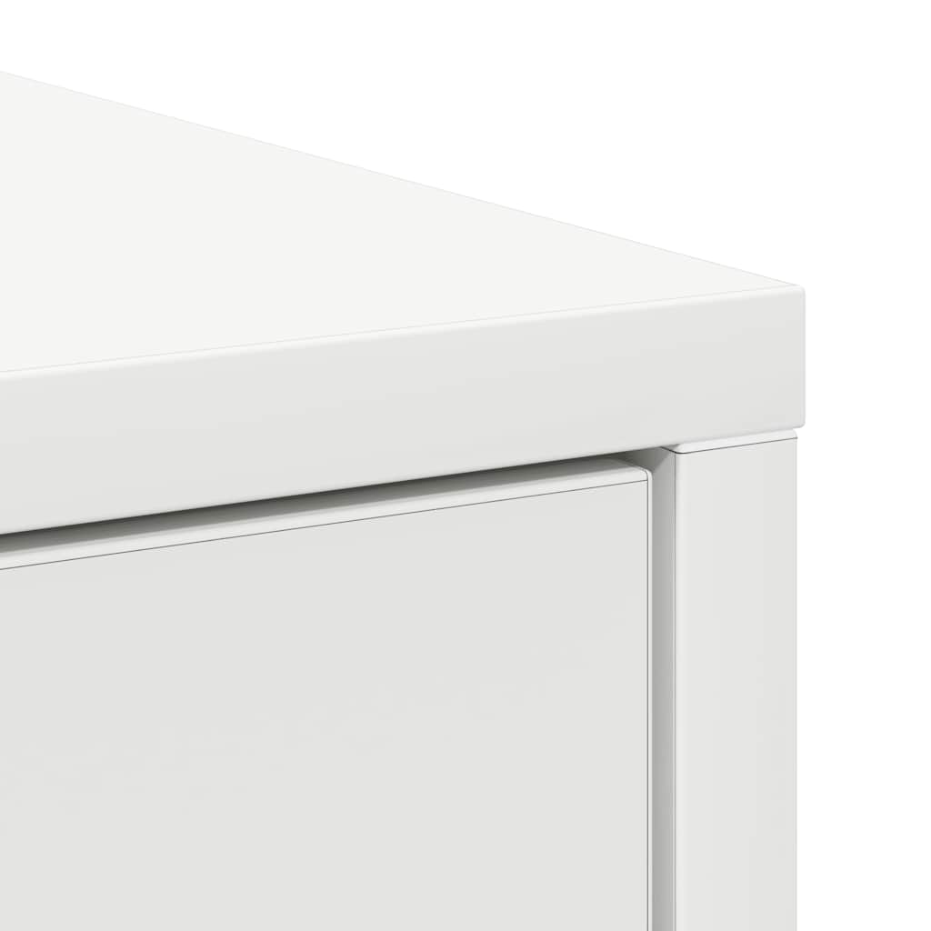 Συρταριέρα με Συρτάρια και Πόρτες Λευκή 70,5x34x74,5 εκ - Pakobazaar