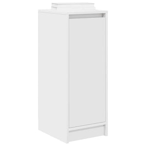 Παπουτσοθήκη Λευκή 29,5x34x76 εκ. από Επεξεργασμένο Ξύλο - Pakobazaar
