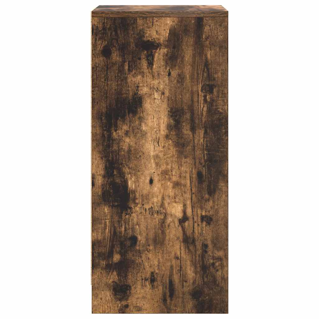 Παπουτσοθήκη Καπνιστή Δρυς 29,5x34x76 εκ. Επεξεργασμένο Ξύλο