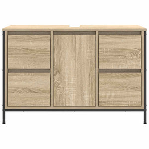 ντουλάπι νιπτήρα με συρτάρια Sonoma Δρυς 90x34,5x60 εκ.