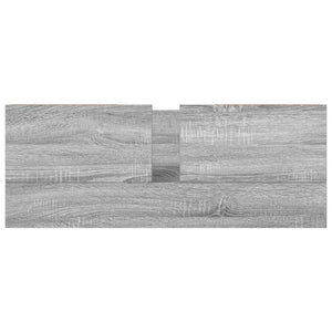 ντουλάπι νιπτήρα με συρτάρια γκρι Sonoma 90x34,5x60 εκ.