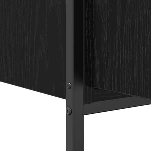 ντουλάπι νιπτήρα μπάνιου μαύρο 60x34,5x60 εκ. - Pakobazaar