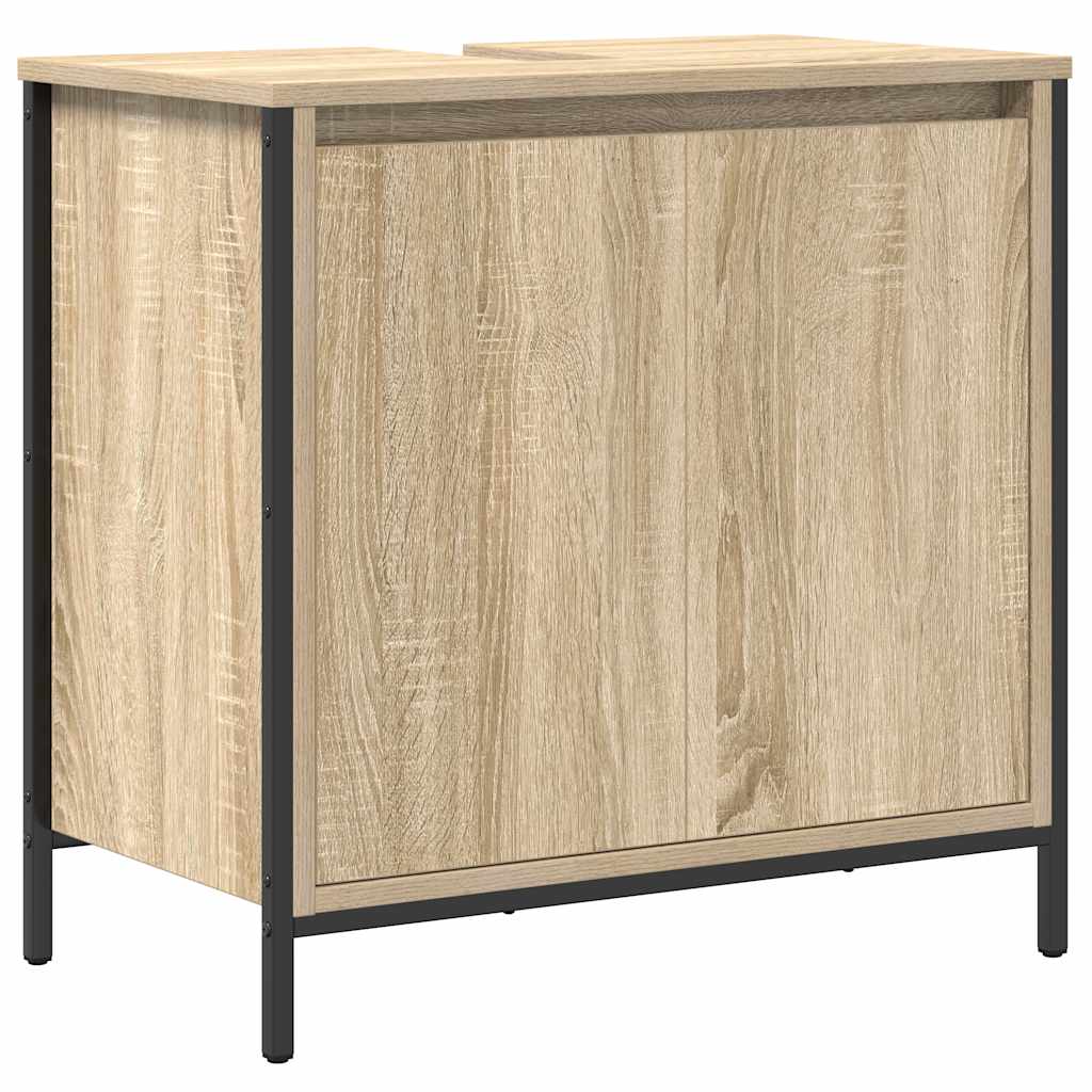 Ντουλάπι Νιπτήρα Μπάνιου Sonoma Δρυς 60x34,5x60 εκ. - Pakobazaar