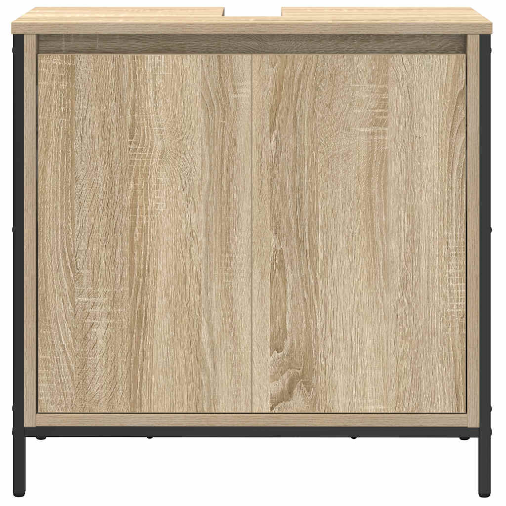 Ντουλάπι Νιπτήρα Μπάνιου Sonoma Δρυς 60x34,5x60 εκ. - Pakobazaar
