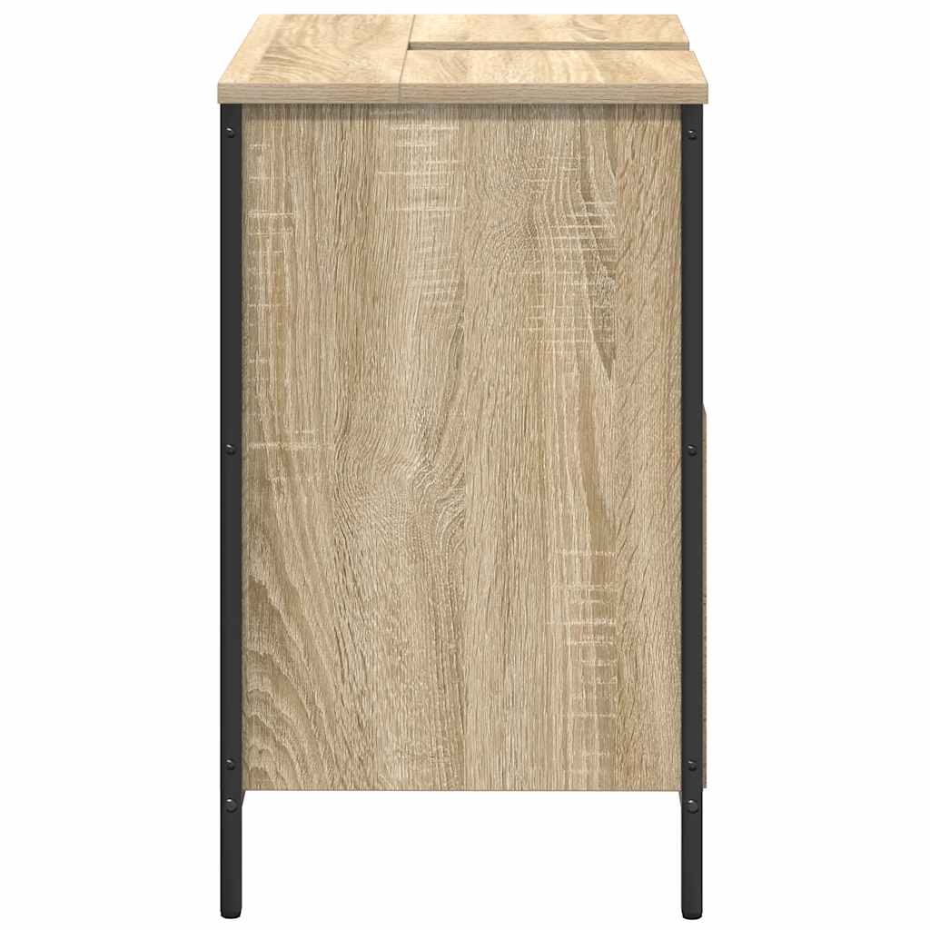 Ντουλάπι Νιπτήρα Μπάνιου Sonoma Δρυς 60x34,5x60 εκ. - Pakobazaar