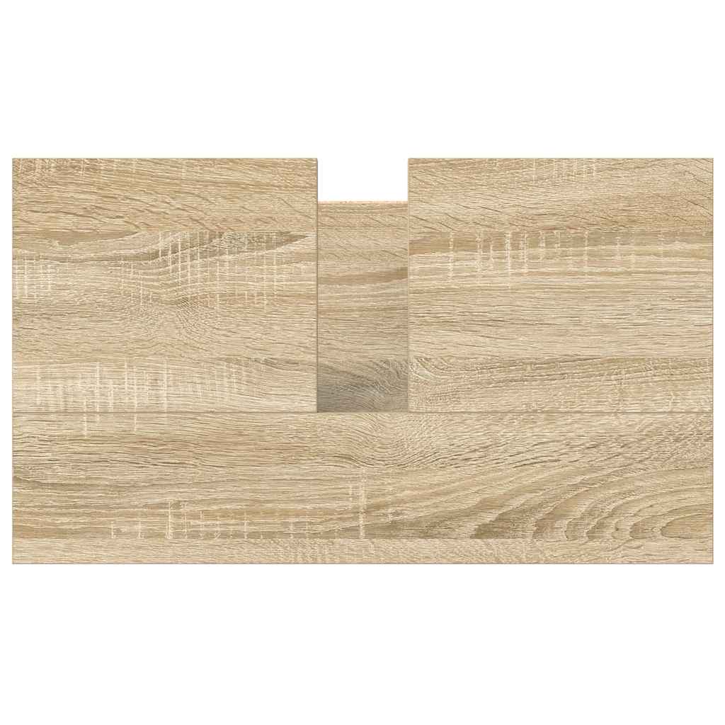 Ντουλάπι Νιπτήρα Μπάνιου Sonoma Δρυς 60x34,5x60 εκ. - Pakobazaar