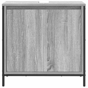 Ντουλάπι Νιπτήρα Μπάνιου Γκρι Sonoma 60x34,5x60 εκ. - Pakobazaar