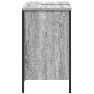 Ντουλάπι Νιπτήρα Μπάνιου Γκρι Sonoma 60x34,5x60 εκ. - Pakobazaar