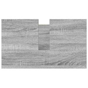 Ντουλάπι Νιπτήρα Μπάνιου Γκρι Sonoma 60x34,5x60 εκ. - Pakobazaar