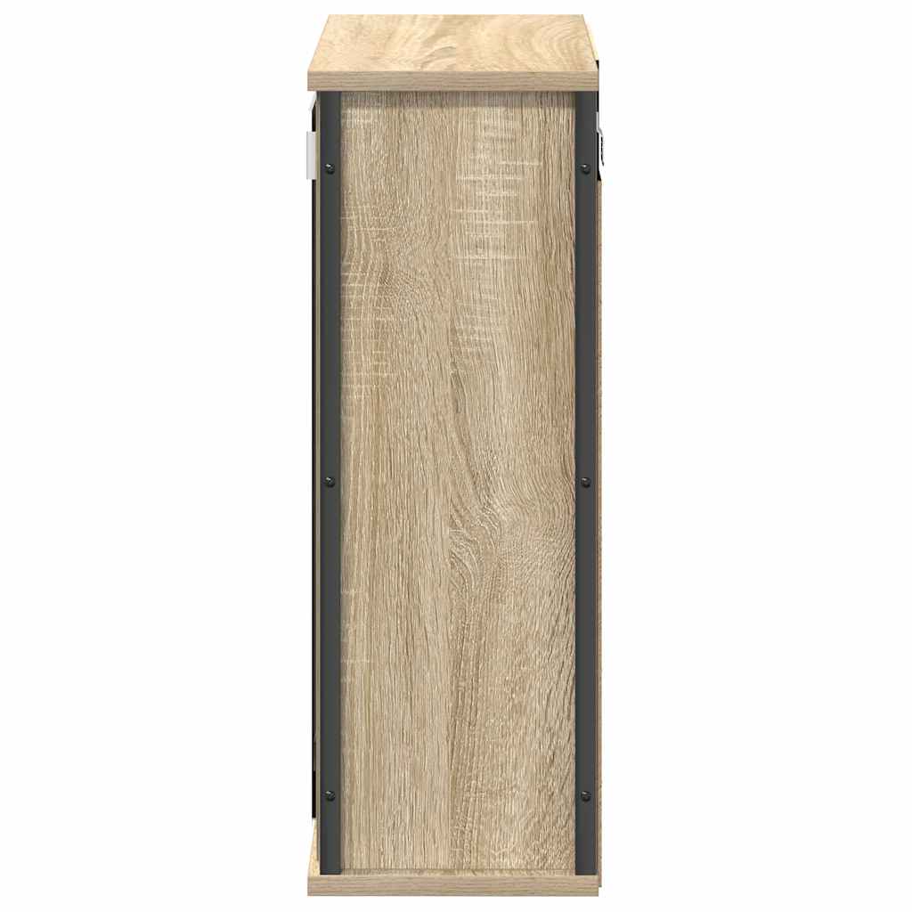 Ντουλάπι Μπάνιου με Καθρέφτη Sonoma δρυς 50x21x60 εκ.