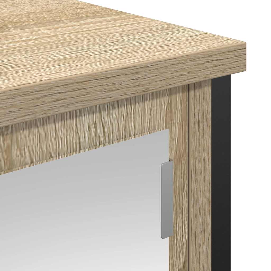 Ντουλάπι Μπάνιου με Καθρέφτη Sonoma δρυς 50x21x60 εκ.