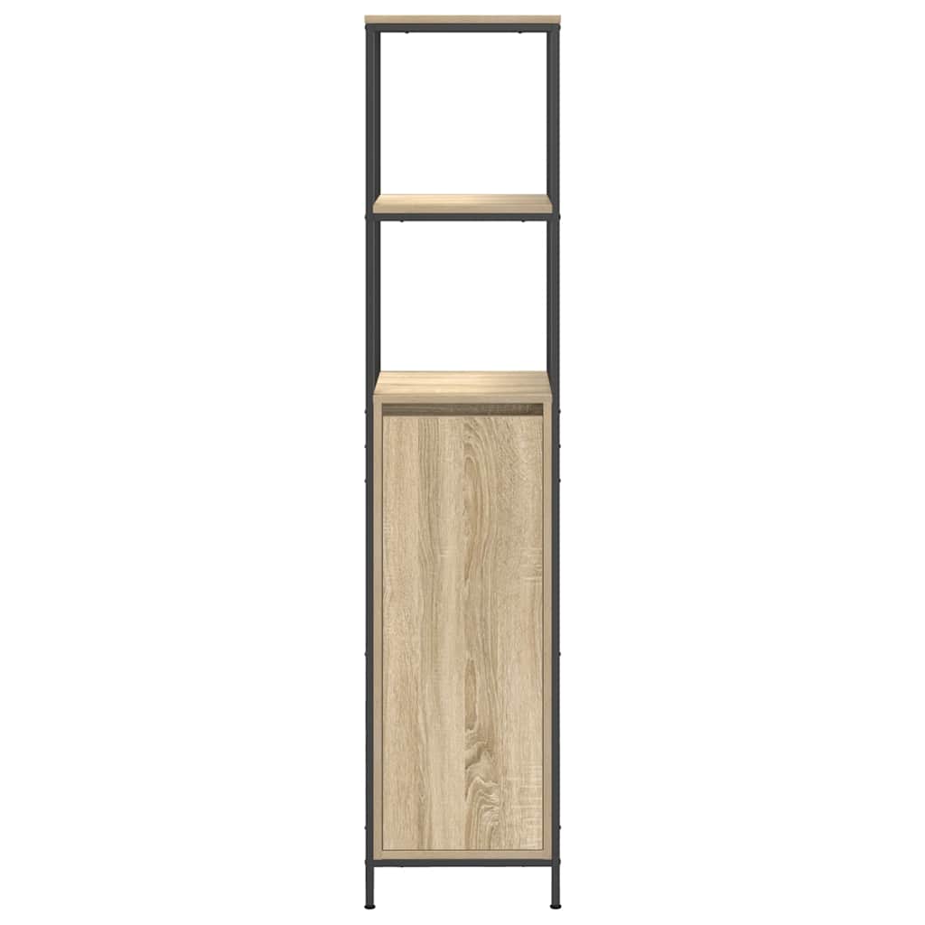 Ντουλάπι μπάνιου με ράφια Sonoma δρυς 36x35x165 εκ. - Pakobazaar