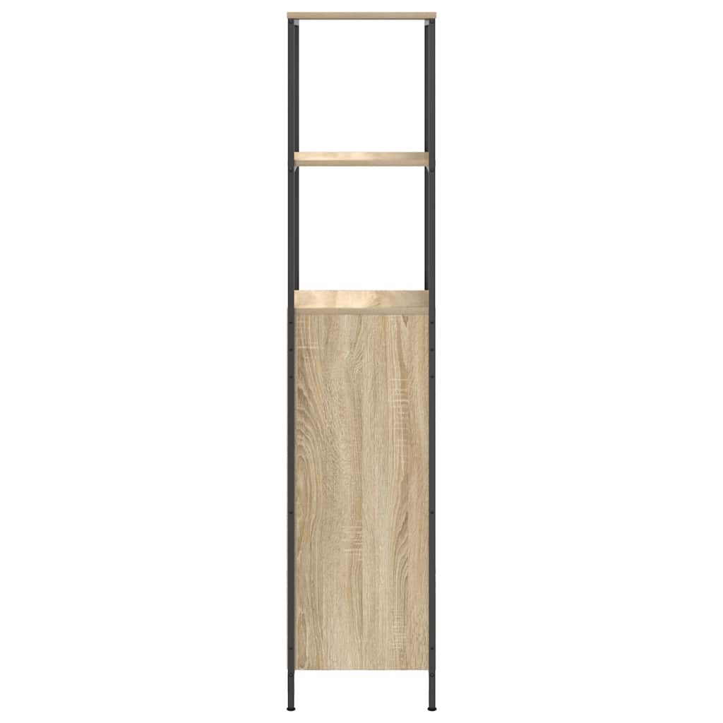 Ντουλάπι μπάνιου με ράφια Sonoma δρυς 36x35x165 εκ. - Pakobazaar