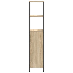 Ντουλάπι μπάνιου με ράφια Sonoma δρυς 36x35x165 εκ. - Pakobazaar