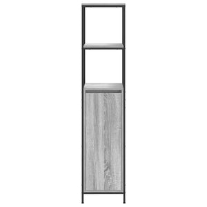 Ντουλάπι μπάνιου με ράφια Γκρι Sonoma 36x35x165 εκ. - Pakobazaar
