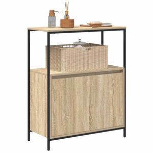 Ντουλάπι μπάνιου με ράφια Sonoma δρυς 76,5x35x95 εκ. - Pakobazaar