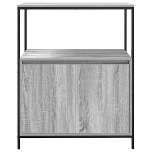 Ντουλάπι μπάνιου με ράφια Γκρι Sonoma 76,5x35x95 εκ.