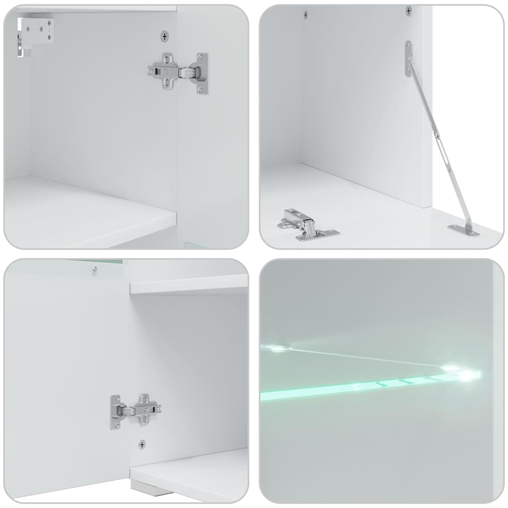 Μονάδες τηλεόρασης 5 τεμαχίων με φωτισμό LED Ματ Indigo