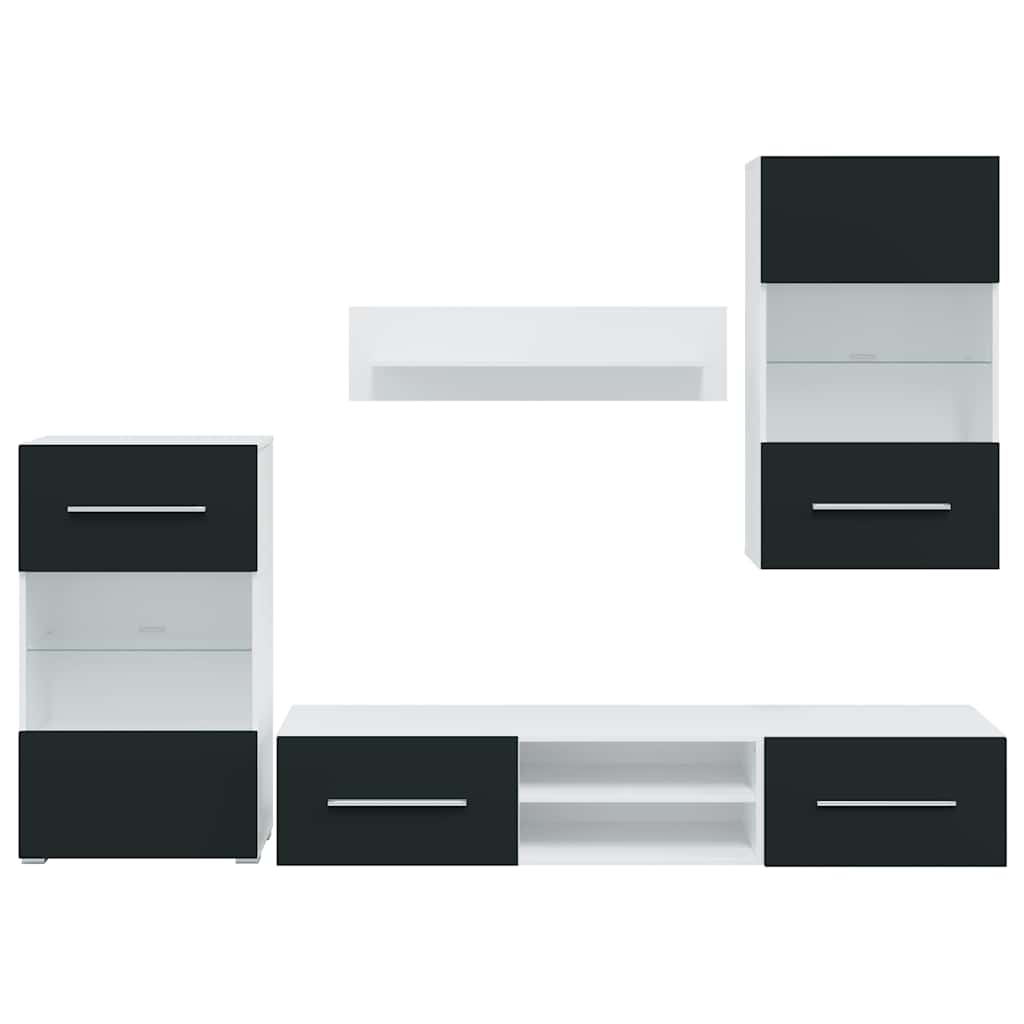 Μονάδες τηλεόρασης 5 τεμαχίων με φωτισμό LED Ματ Indigo