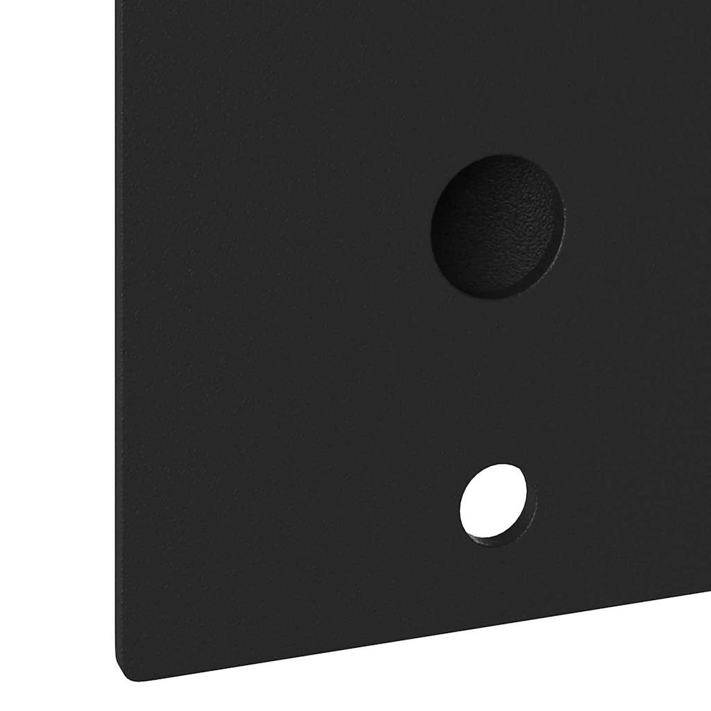 Στήριγμα Σημαίας Μαύρο 10,5 x 7,5 x 0,25 εκ. Ατσάλι - Pakobazaar