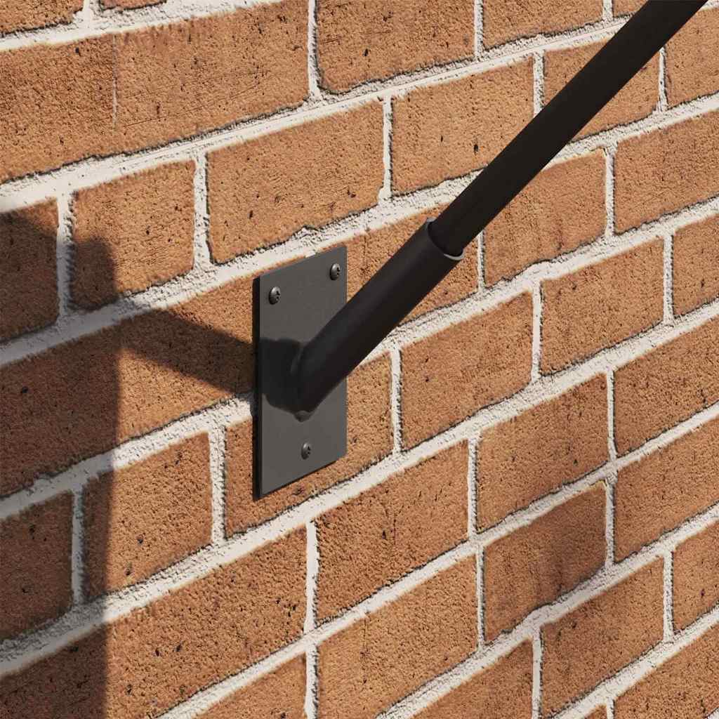 Στήριγμα Σημαίας Μαύρο 10,5 x 7,5 x 0,25 εκ. Ατσάλι - Pakobazaar