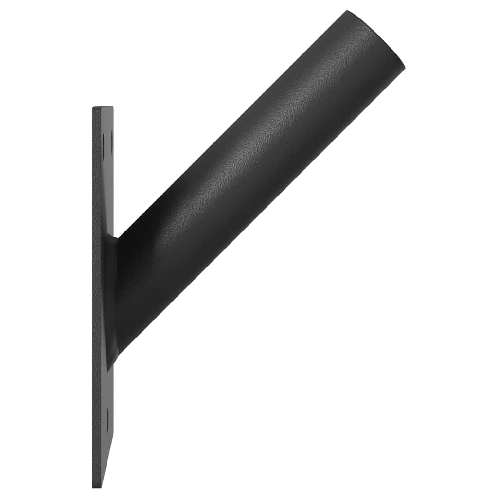 Στήριγμα Σημαίας Μαύρο 10,5 x 7,5 x 0,25 εκ. Ατσάλι - Pakobazaar