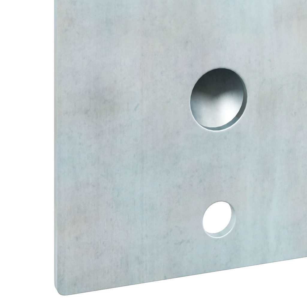 Στήριγμα Σημαίας Ασημί 10,5 x 7,5 x 0,25 εκ. Ατσάλι - Pakobazaar